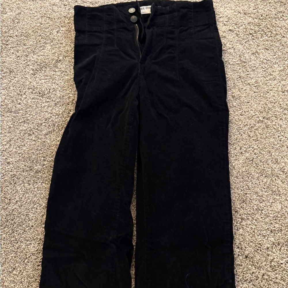 Free People Black Flare & Wide Leg Jeans